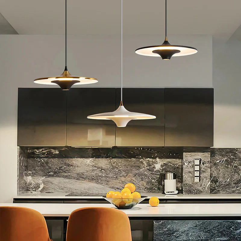 DecorBites™ LED Flying Saucer Pendant Lights for Living Room Dining Bedroom Indoor Lighting
