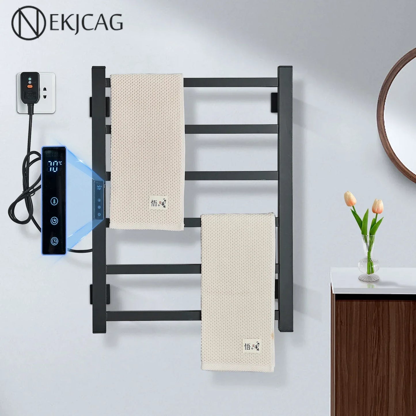 DecorBites™ Electric Towel Warmer with Smart Digital Display