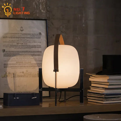 DecorBites™ Designer Metal Glass Art Table Lamp LED E27 Modern Light Fixtures for Home or Office