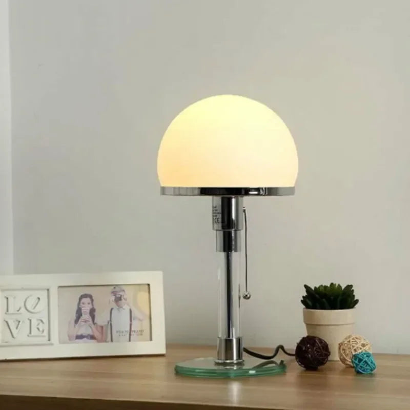 DecorBites™ Glass Table Lamp - Modern Nordic Design for Bedroom and Living Room