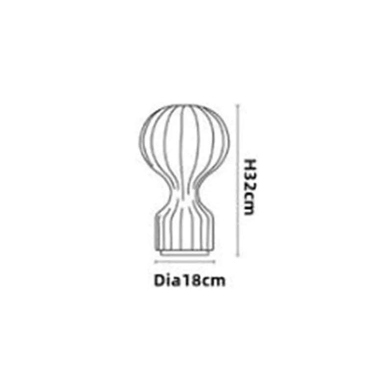 مصباح طاولة حريري من DecorBites™ Gatto بتصميم نورديك لغرفة المعيشة وغرفة النوم وديكور المنزل