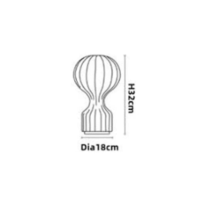 مصباح طاولة حريري من DecorBites™ Gatto بتصميم نورديك لغرفة المعيشة وغرفة النوم وديكور المنزل