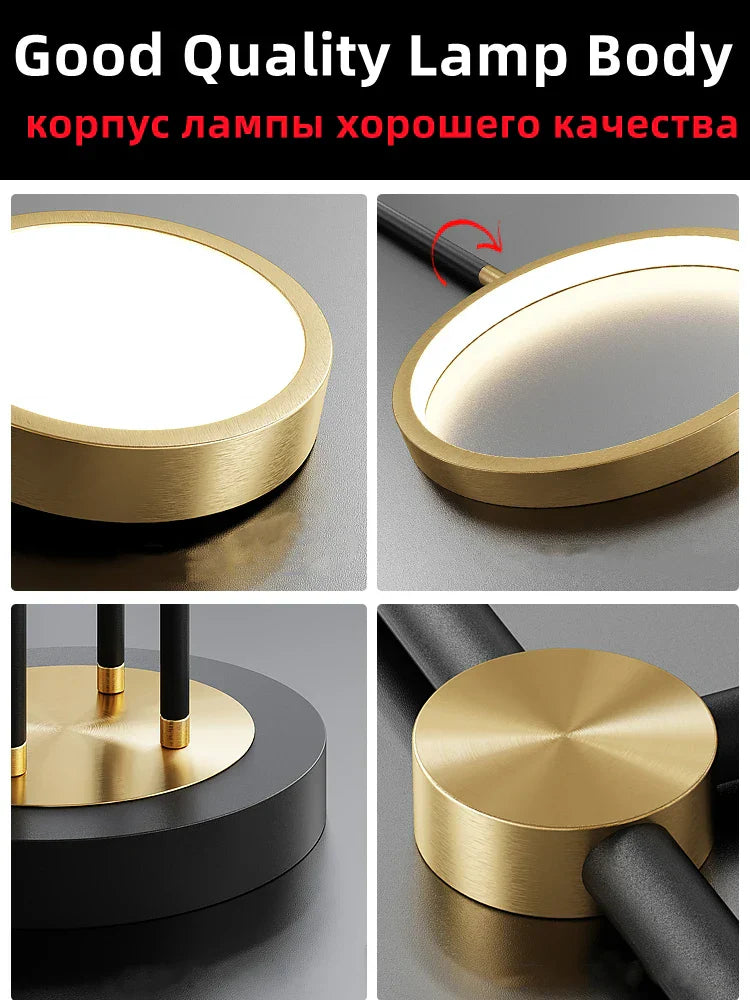 DecorBites™ LED Chandelier for Home Decor, Brightness Adjustable, Living Room, Dining Room Lighting