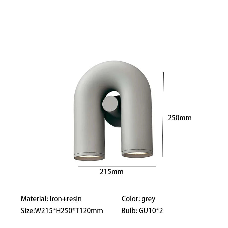 DecorBites™ Cirkus Tube Wall Sconce: Minimalist Night Light & Bedside Reading Lamp