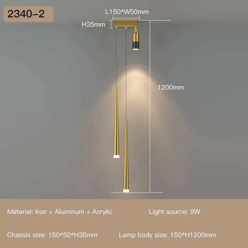 DecorBites™ LED Staircase Chandeliers: Modern Luxury for Living Room, Hall, Villa.