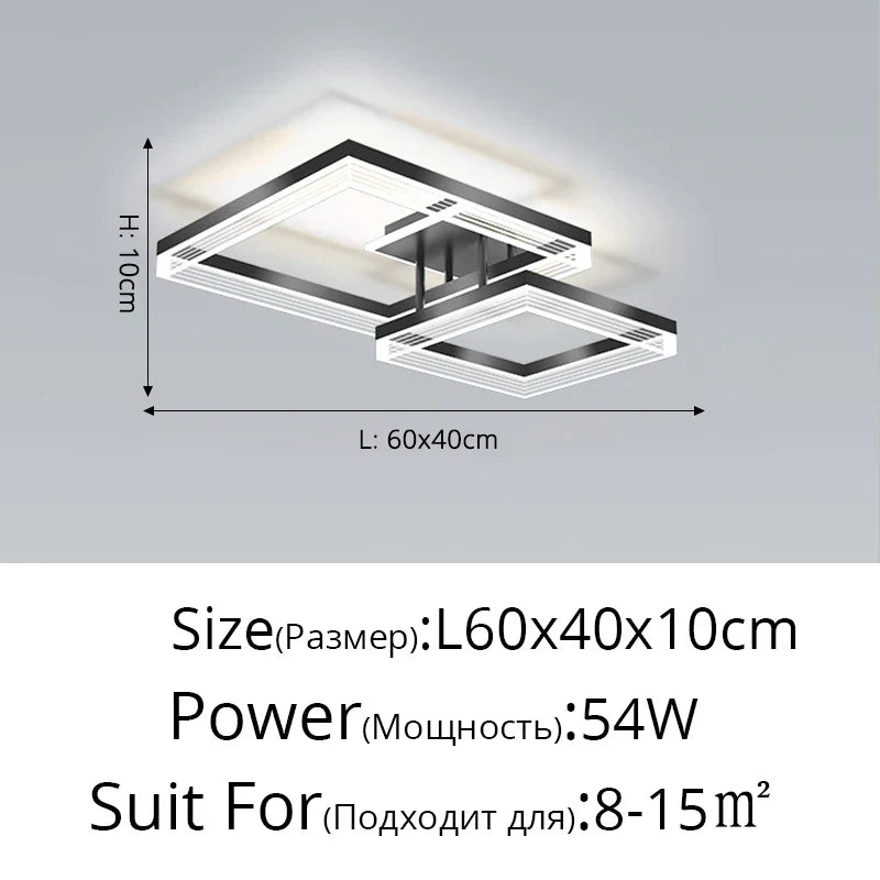 ثريا دائرية من الأكريليك من DecorBites™ - ديكور إضاءة داخلي عصري لغرفة المعيشة