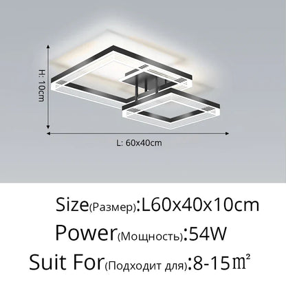 ثريا دائرية من الأكريليك من DecorBites™ - ديكور إضاءة داخلي عصري لغرفة المعيشة