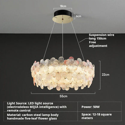 DecorBites™ Crystal Chandelier Ceiling Light for Living Room Bedroom Restaurant Hotel and Villa