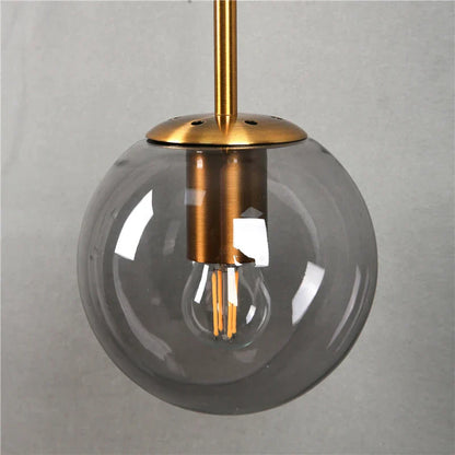 DecorBites™ Glass Ball Wall Lamp: Modern Nordic LED Lighting for Bedroom, Staircase, Outdoor