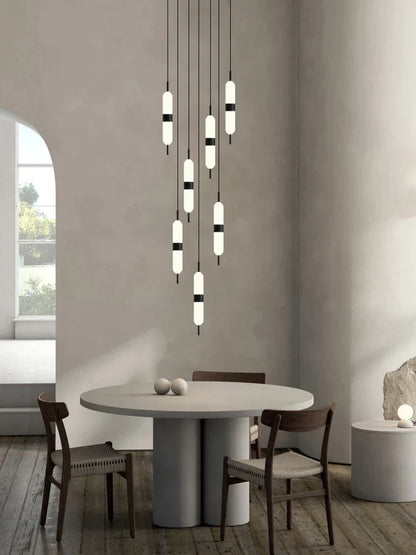 DecorBites™ LED Staircase Chandelier Ceiling Living Room Lighting Decoration