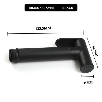 DecorBites™ Brass Dual Purpose Bidet Faucet Set for Bathroom Sprayer and Shower