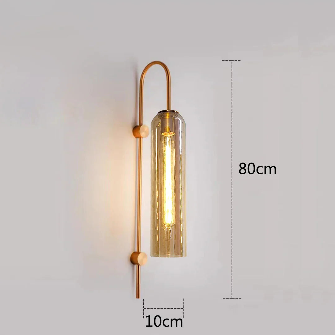 DecorBites™ Green Glass Nordic Pendant Light E27 Suspension Fixture for Living and Bedroom