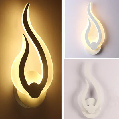 DecorBites™ Acrylic LED Wall Light Modern Creative Background Sconce for Home Living Room Bedroom