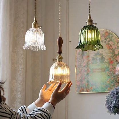 DecorBites™ Clear Glass LED Pendant Light: Modern Nordic Home Lighting Fixture