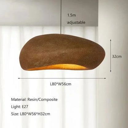 DecorBites™ Japanese Style Wabi-sabi LED Pendant Chandelier for Living, Dining, or Bar Decoration