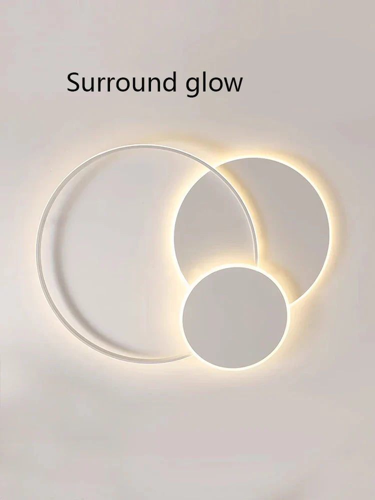 DecorBites™ Circles LED Ceiling Lights Modern Minimalism Dimmable Bedroom Lamp Fixtures