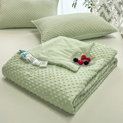 بطانية تدليك تبريد DecorBites™ للمنزل، لحاف سرير مزدوج مفرد