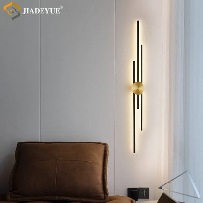DecorBites™ LED Long Wall Lamp: Modern Nordic Design for Living Room, Bedroom, Aisle