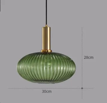 Decorbites™ Glas Farbige LED Anhänger Licht Kronleuchter für Heim Wohn- und Esszimmer Dekoration