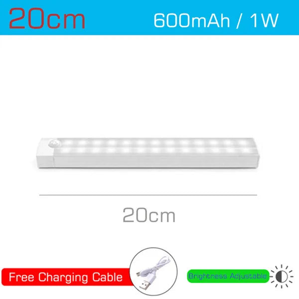 DecorBites™ LED Motion Sensor Light Bar Night Lights USB Rechargeable Handheld Lamp