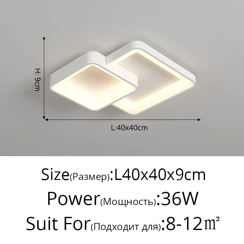 DecorBites™ LED Chandelier: Modern Indoor Lighting for Bedroom, Kitchen, Living Room, Dining Room