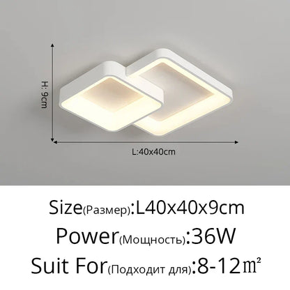 DecorBites™ LED Chandelier: Modern Indoor Lighting for Bedroom, Kitchen, Living Room, Dining Room