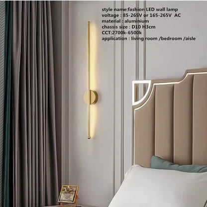 Lámpara de pared LED lineal DecorBites™ para decoración de interiores moderna