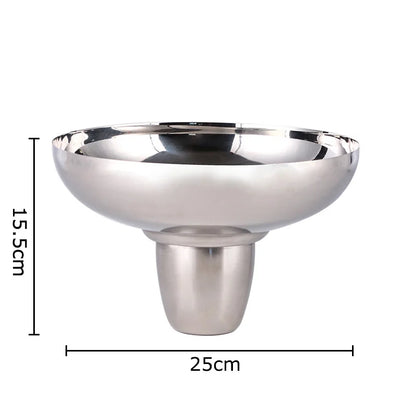 DecorBites™ High-Legged Fruit Bowl Tray for Living Room Coffee Table & Snacks