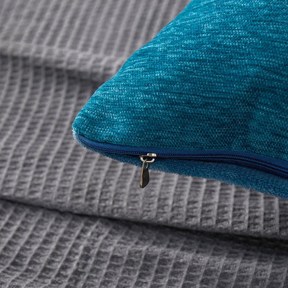 DecorBites™ Cotton Home Logo Cushion Cover Throw Pillow Cover House Decor Fur Living Room