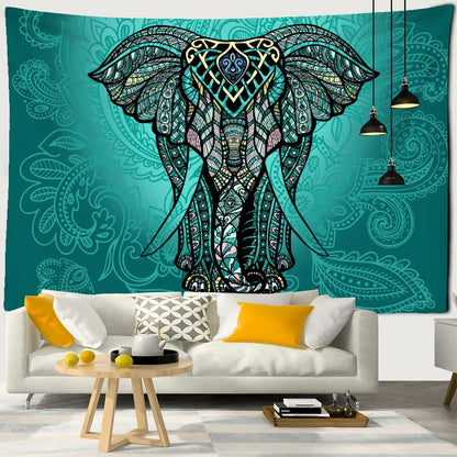 Decobites Elephant Mandala Tapestry Tree of Life Wall Hanging Psychedelic Witchcraft Home Decor