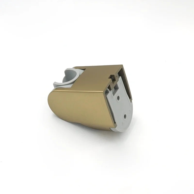 حامل رأس دش DecorBites™ قابل للتعديل للتركيب على الحائط للحمام • قاعدة تثبيت ABS بيضاء