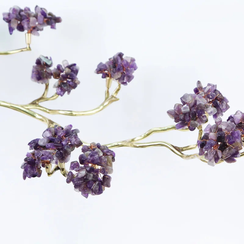 Figura decorativa DecorBites™ de cristal y latón para decoración de habitaciones