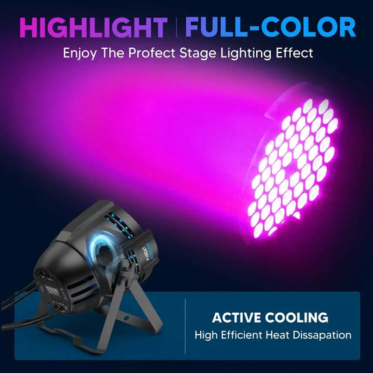 DecorBites™ Big Dipper 54*3W Colorful Stage Light with DMX Controller for Wedding Performance