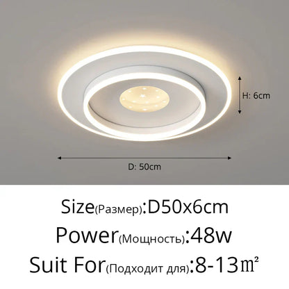 DecorBites™ Living Lights LED Chandelier for Modern Indoor Lighting Décor