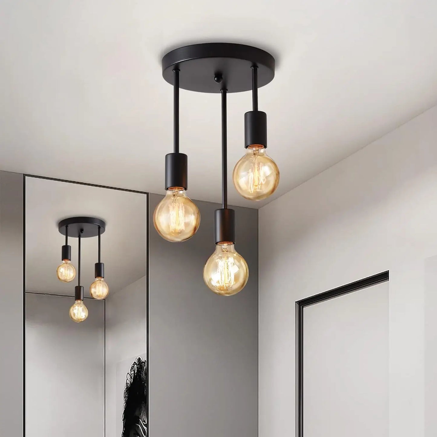 Industrial Metal Countryside Pendant Light