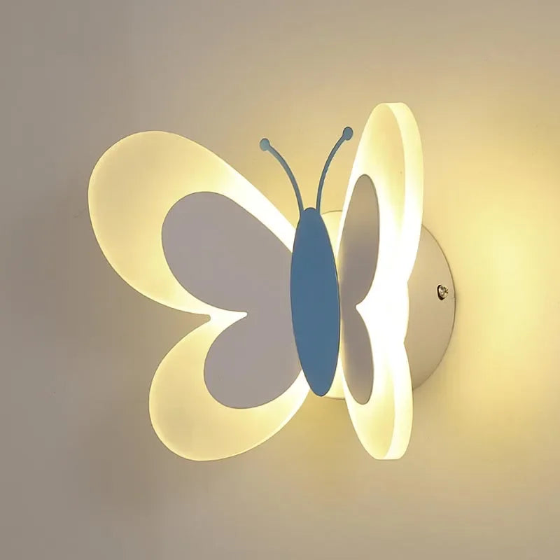 DecorBites™ Butterfly Girl Cartoon Children Room Lamp with Energy-Saving LED for Bedroom