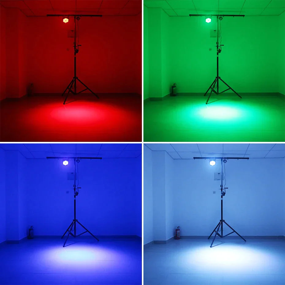 Decorbites™ Luz PAR RGB de 36 LED para DJ Fiesta Disco Espectáculo de Escenario