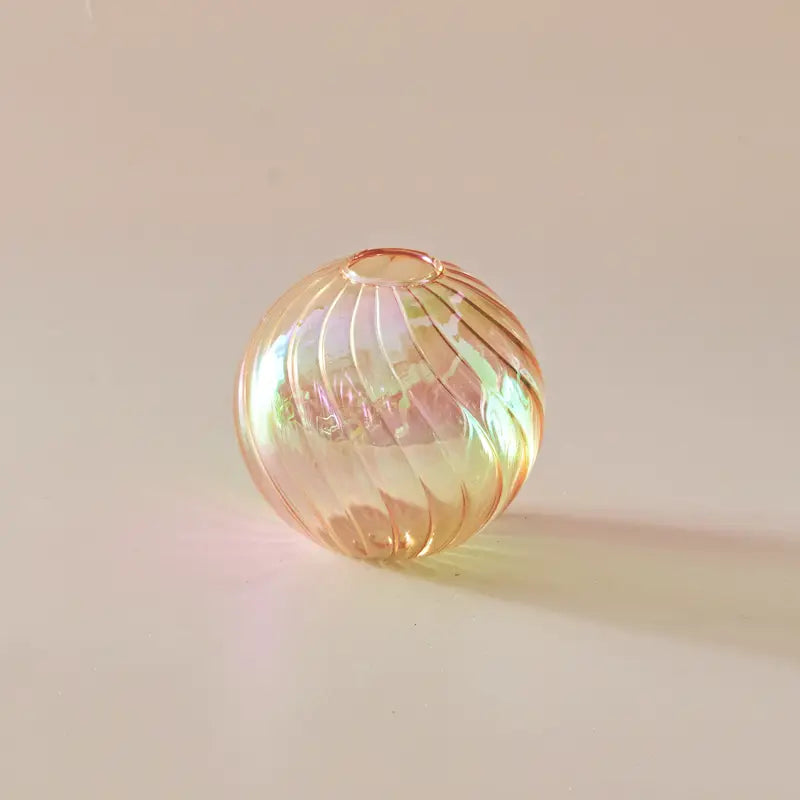Glass Ball Vases Set for Home Decor
