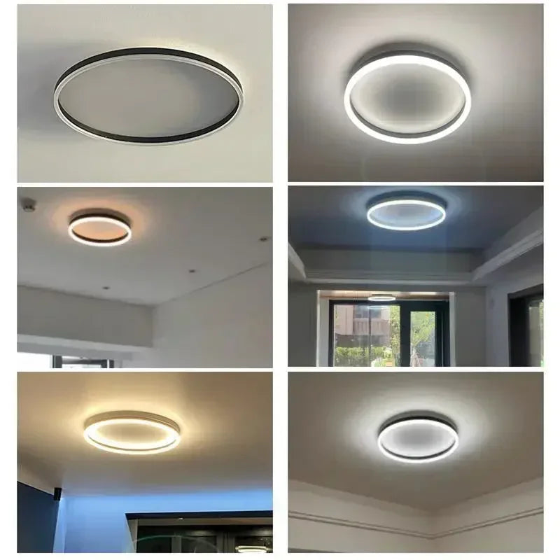 DecorBites™ Circular LED Ceiling Lights for Home Decor and Indoor Lighting