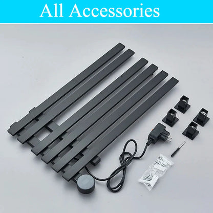 DecorBites™ Digital Touch Bathroom Towel Warmer Rack - Smart Home Aluminum Dryer