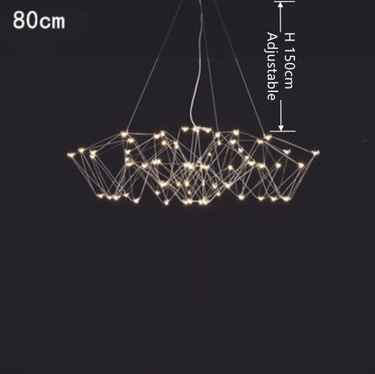 Lámpara colgante cúbica DecorBites™: Lámpara LED moderna y creativa para sala de estar y restaurante