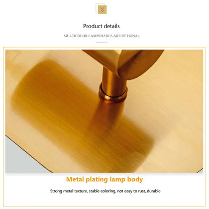 Lámpara de pared LED dorada contemporánea DecorBites™ para una iluminación lujosa del hogar