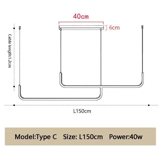 DecorBites™ LED Chandelier: Modern Black Gold Dimmable Lighting for Dining Room, Kitchen Table