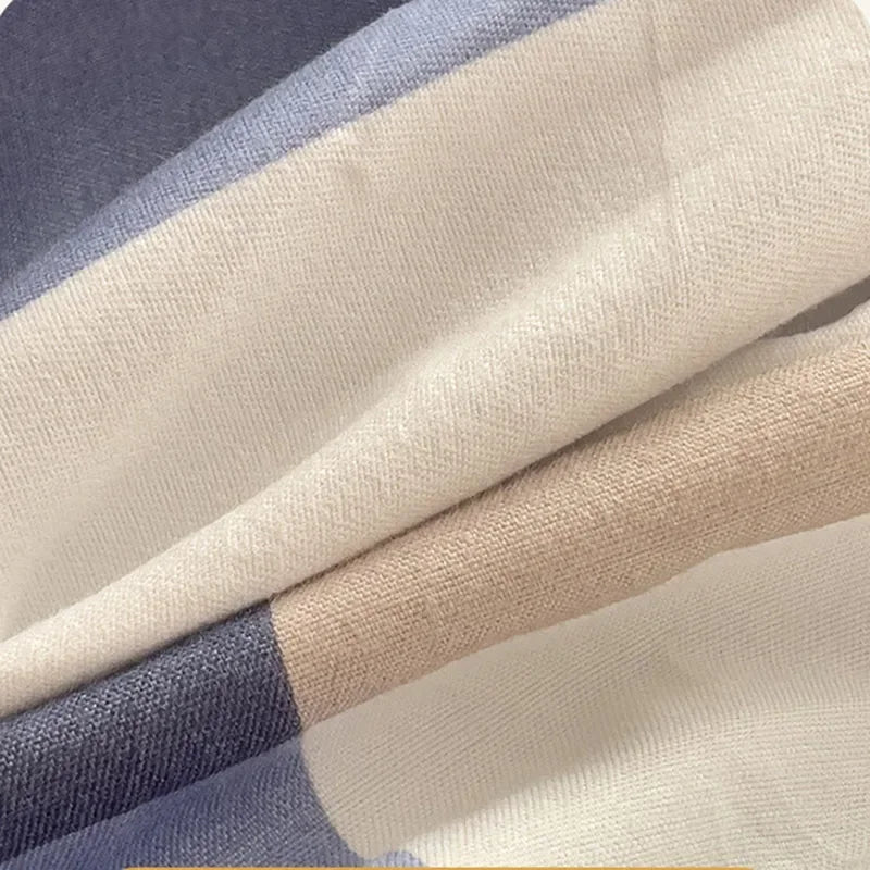 DecorBites™ Japanese Style Thick Fitted Sheet for Queen/King Bed