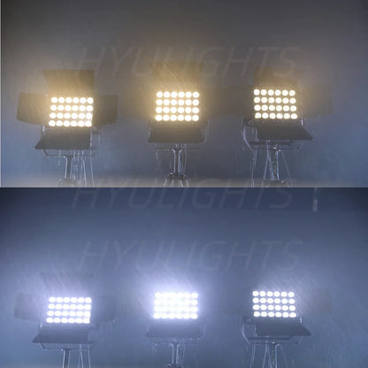 DecorBites™ LED Wall Wash Flood Light with Barn Doors for Disco Decoration in Cold & Warm White