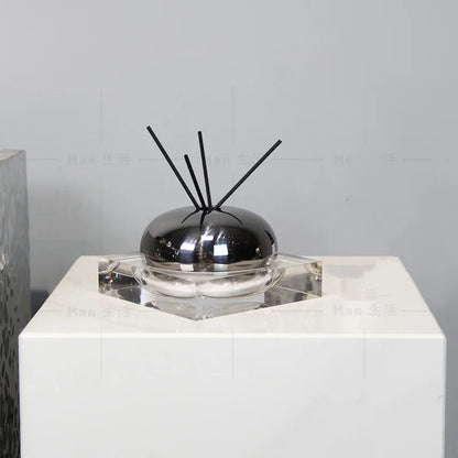 DecorBites™ Golden Geometry Aromatherapy Diffuser - Room Decoration Figurine