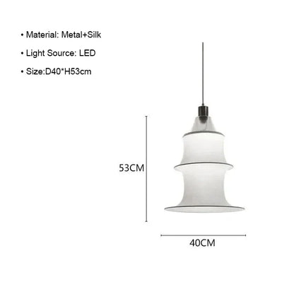 Lámpara de pie LED japonesa DecorBites™ Cream Silk para decoración moderna de salas de estar