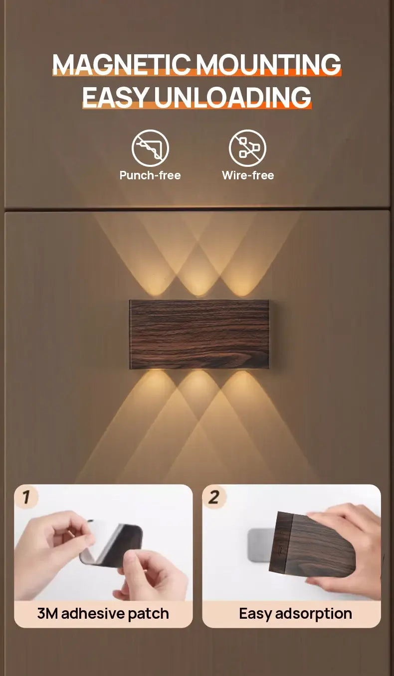 DecorBites™ Led Wall Sconce Battery Operated