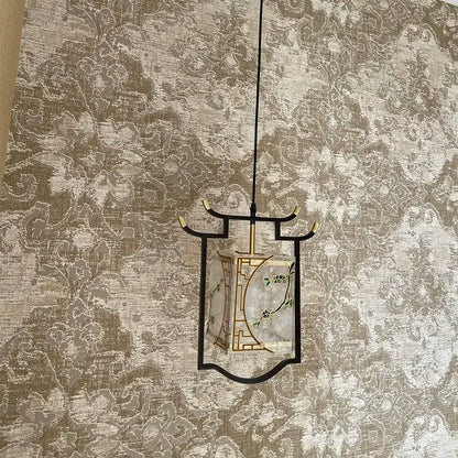 DecorBites™ Chinese-Style Copper Decorative Hall Bedroom Bedside Balcony Bar