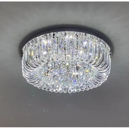 DecorBites™ Crystal Dining Room Ceiling Light Modern LED K9 Crystals Gold / Chrome